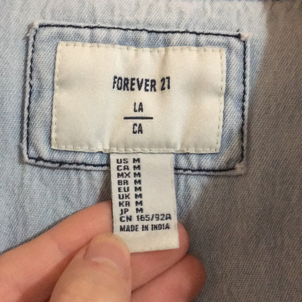 Denim button down - Picture 2 of 5